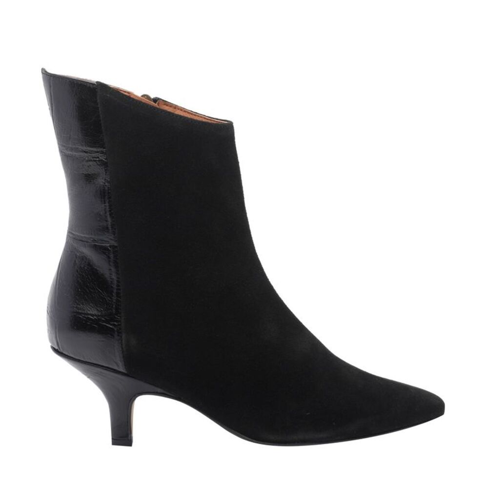 Angel Alarcon Women Bimaterial Suede Booties